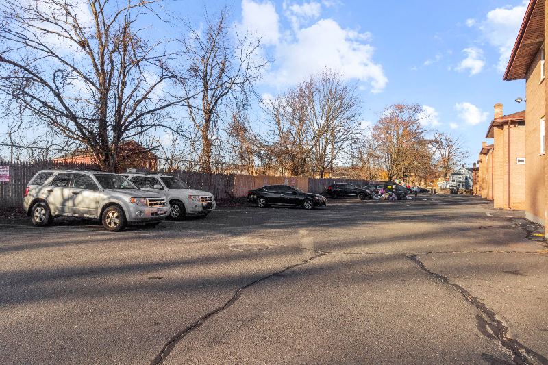 Resident parking lot